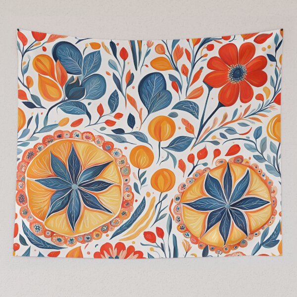 Item preview, Gouache Flowers & Fruit Pattern. designed and sold by ARichArts.