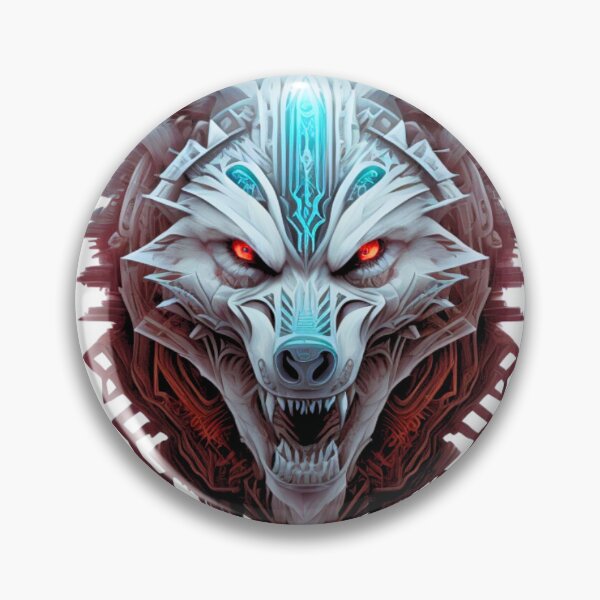 Item preview,  Vintage Wolf face Cyber Design designed and sold by risingphoenix6.