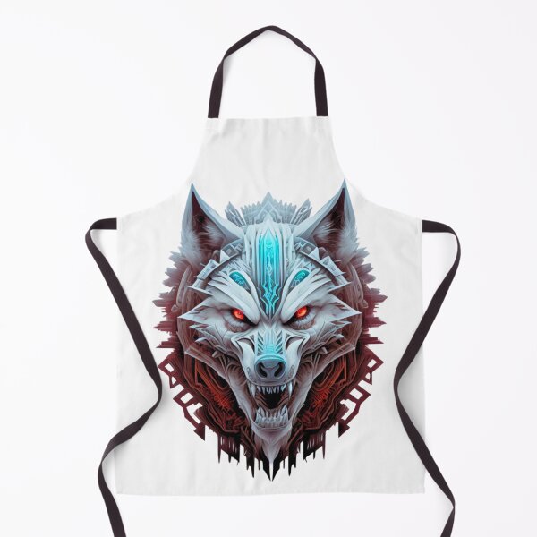 Item preview, Vintage Wolf face Cyber Design designed and sold by risingphoenix6.