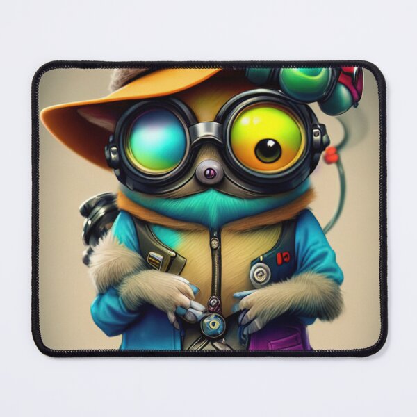 Item preview, Dum Dum cute steampunk cartoon anime kids children child designed and sold by Cyber Kids.