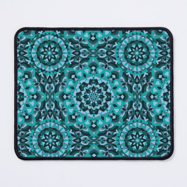 Item preview, Carpet Mandala 17 - Oily Greens designed and sold by JoanNinjaHen.