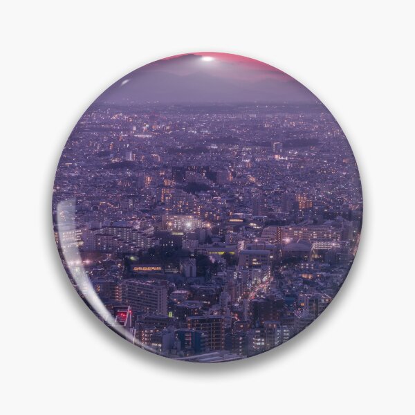 Item preview, Anime Tokyo Cityscape pink sunset vaporwave and citypop cool vibe designed and sold by TokyoLuv.