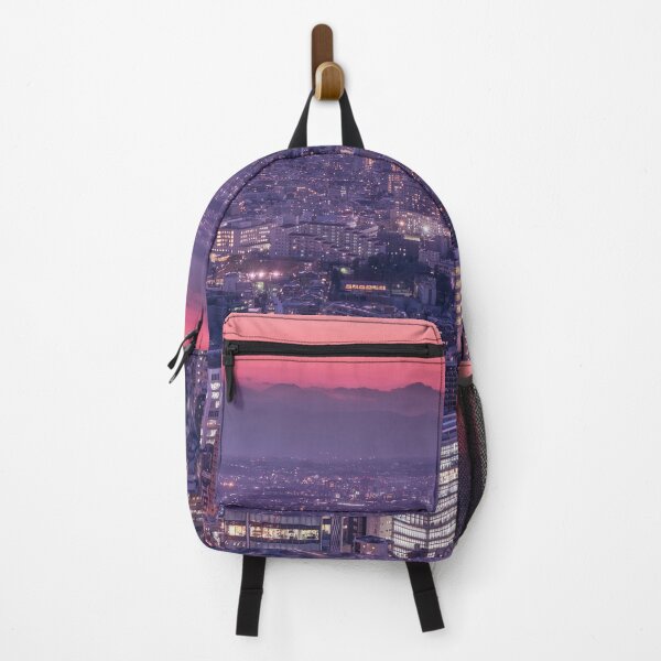 Item preview, Anime Tokyo Cityscape pink sunset vaporwave and citypop cool vibe designed and sold by TokyoLuv.