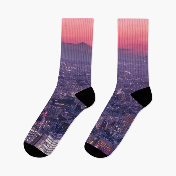 Item preview, Anime Tokyo Cityscape pink sunset vaporwave and citypop cool vibe designed and sold by TokyoLuv.