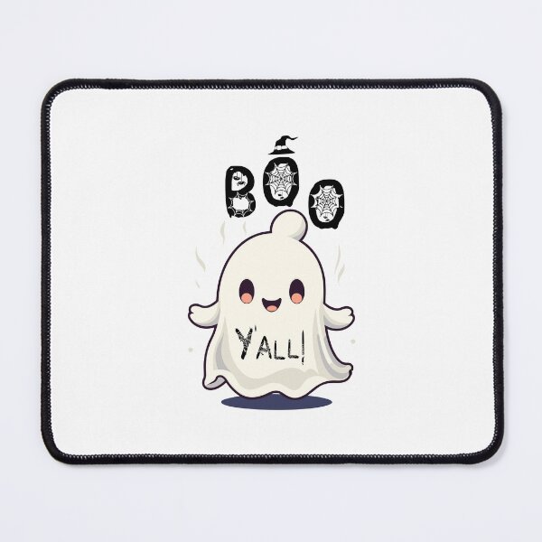 Item preview, friendly ghost with boo yall halloween designed and sold by FunChronicle.
