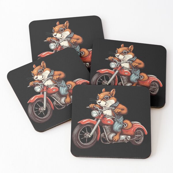 Item preview, moto squirrel designed and sold by SabatStudio.