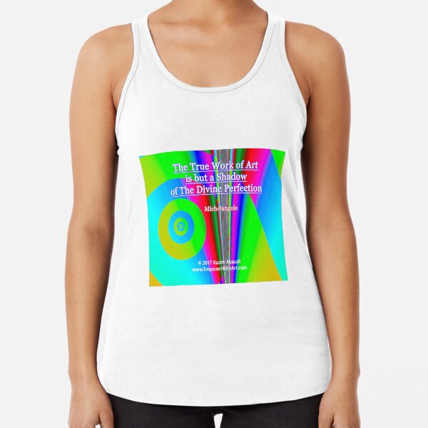 The True Work of Art Racerback Tank Top