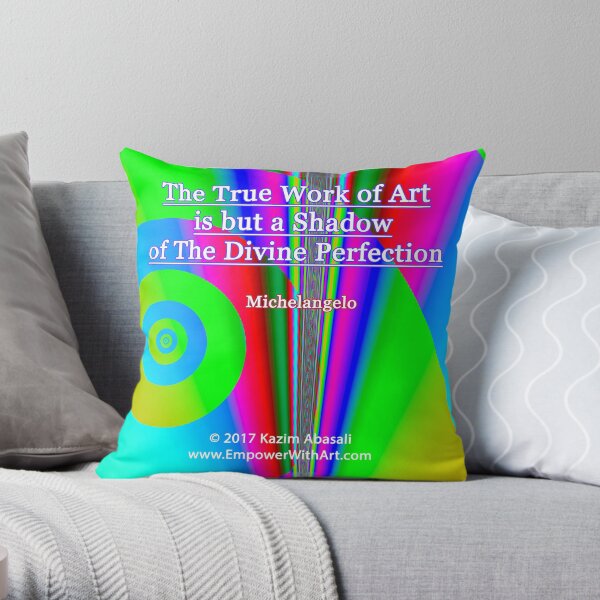 The True Work of Art Throw Pillow