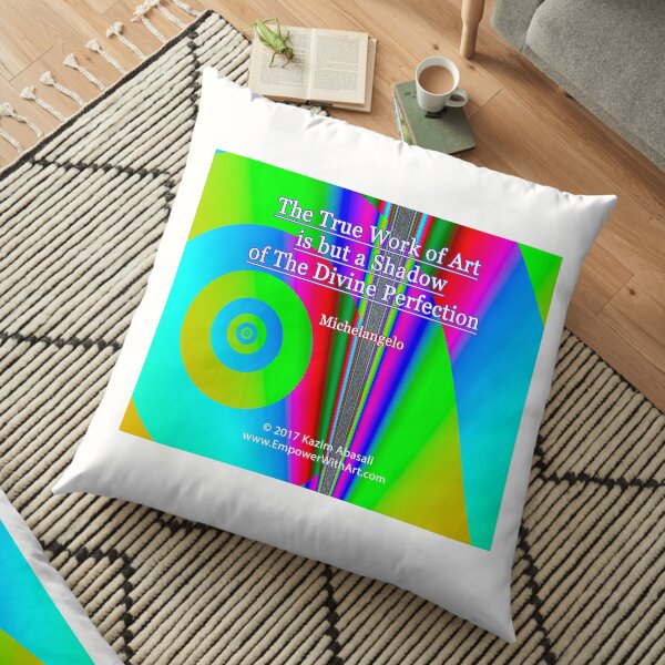 The True Work of Art Floor Pillow