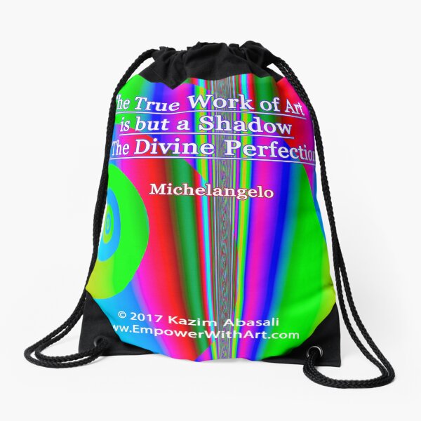The True Work of Art Drawstring Bag