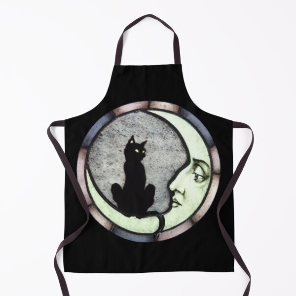 Item preview, moon and cat 90s celestial designed and sold by BrontesWhimsyStore.