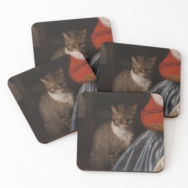 Item preview, Grey Cat - Painting Detail designed and sold by SALON DES ARTS.