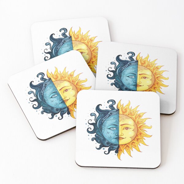 Item preview, The Moon And The Sun designed and sold by PepeCartoon.