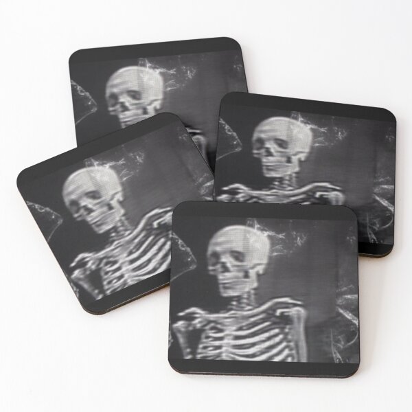 Item preview, gothic skeleton smoking  designed and sold by BrontesWhimsyStore.