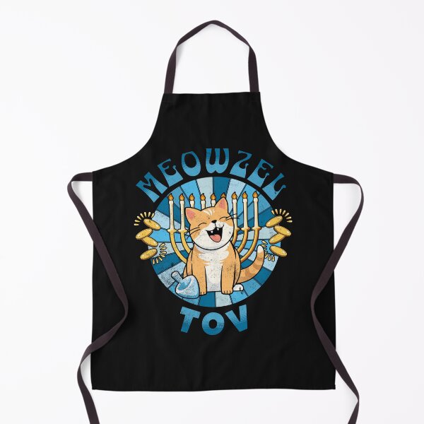 Item preview, Retro Meowzel Tov Cat Hanukah designed and sold by HolidayBug.