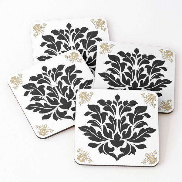 Item preview, Damask Orchid Flower Collection designed and sold by Pixels2Patterns.