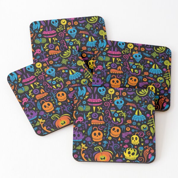 Item preview, Halloween skulls designed and sold by PidgiePotato.