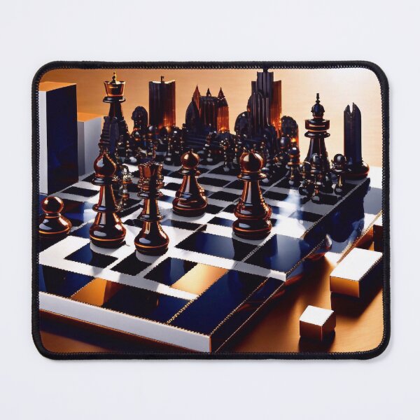 Item preview, Cityscape as chess board designed and sold by M-Y-A-R-T-.