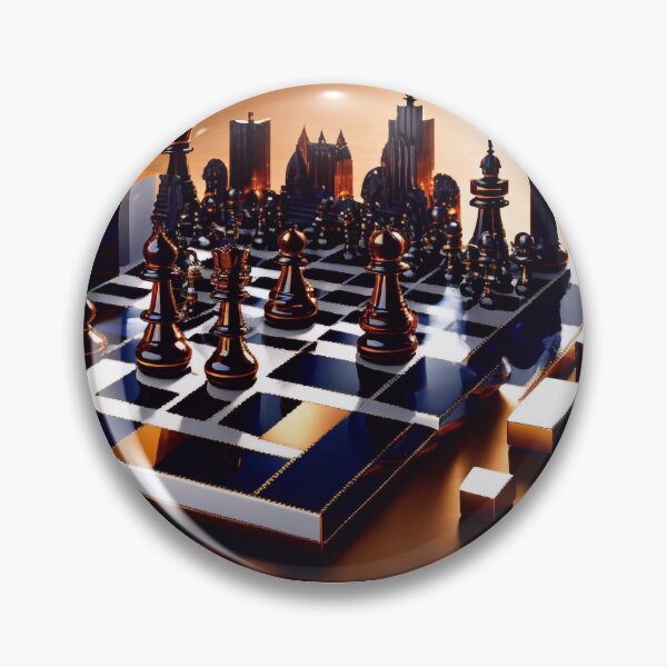Item preview, Cityscape as chess board designed and sold by M-Y-A-R-T-.