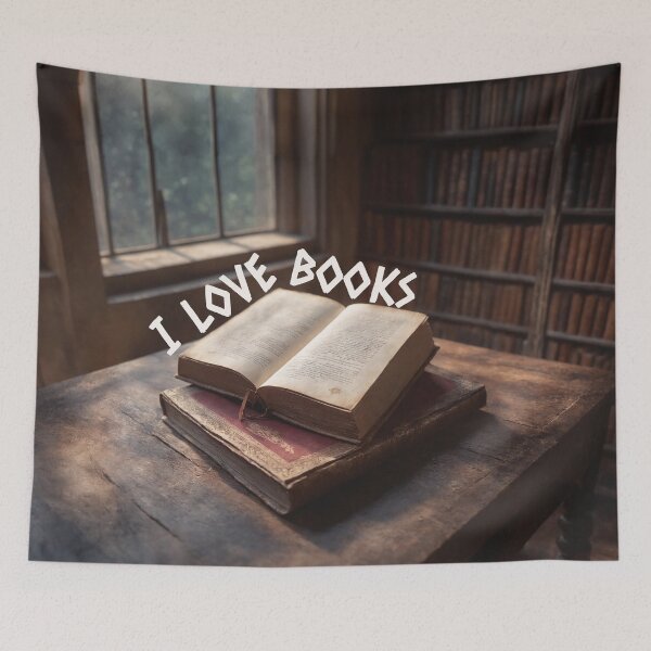 Item preview, I love old books.  designed and sold by twisted-dot.