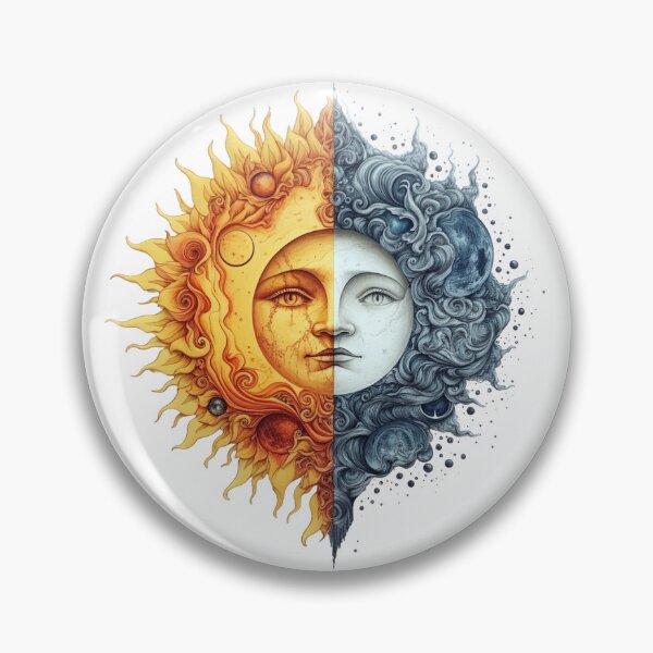Item preview, The Moon And The Sun designed and sold by PepeCartoon.
