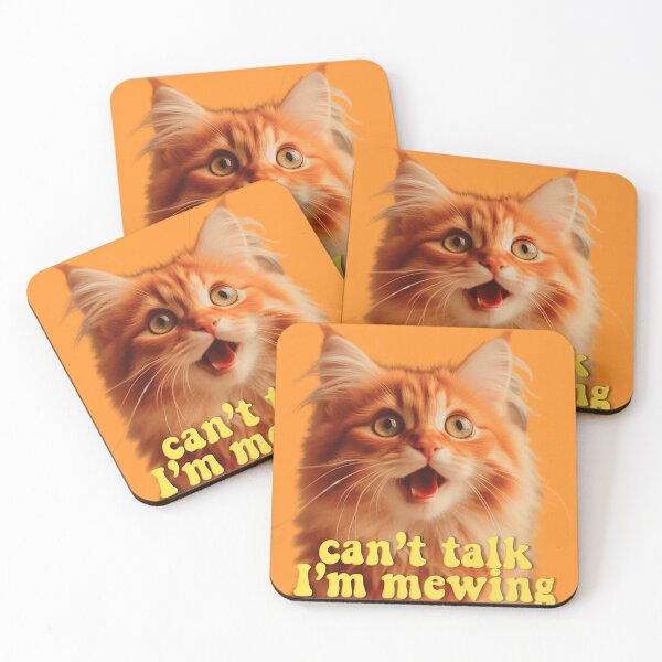 Item preview, can't talk I'm mewing designed and sold by sadieillust.