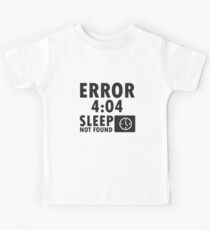 Camiseta para niños Error 4:04 - No se ha encontrado el modo de suspensión