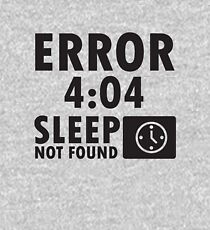 Error 4:04 - Sleep not found Kids Pullover Hoodie