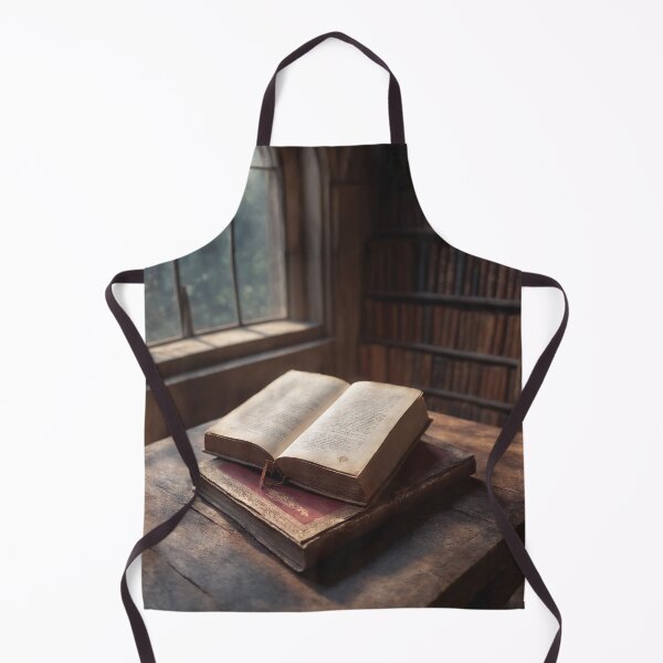 Item preview, An old ancient book in abandoned library designed and sold by twisted-dot.