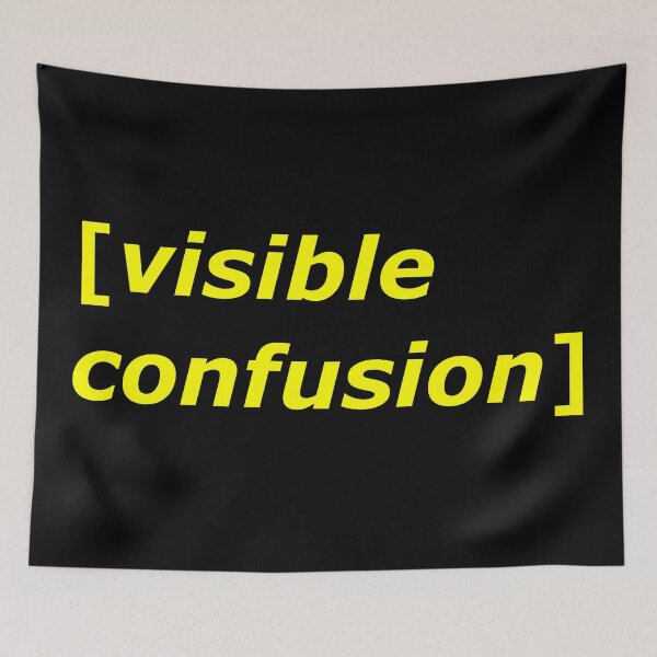 Item preview, Visible confusion caption designed and sold by lonelyflight.