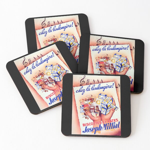 Item preview, Chez la boulangère! Biscottes et Pâtes, Bakery & Biscuits Joseph-Milliat 1938 designed and sold by RocketshipRetro.