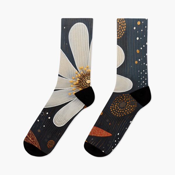 Item preview, stunning detailed flower with dots art print designed and sold by dcrc.