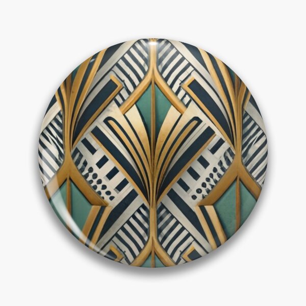 Item preview, Geometric pattern with a touch of opulence from the Art Deco era. designed and sold by SeamlessBlend.