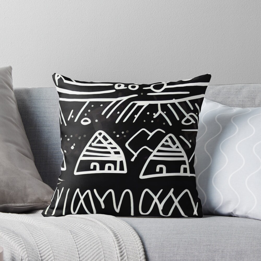 Item preview, Throw Pillow designed and sold by Hashola.