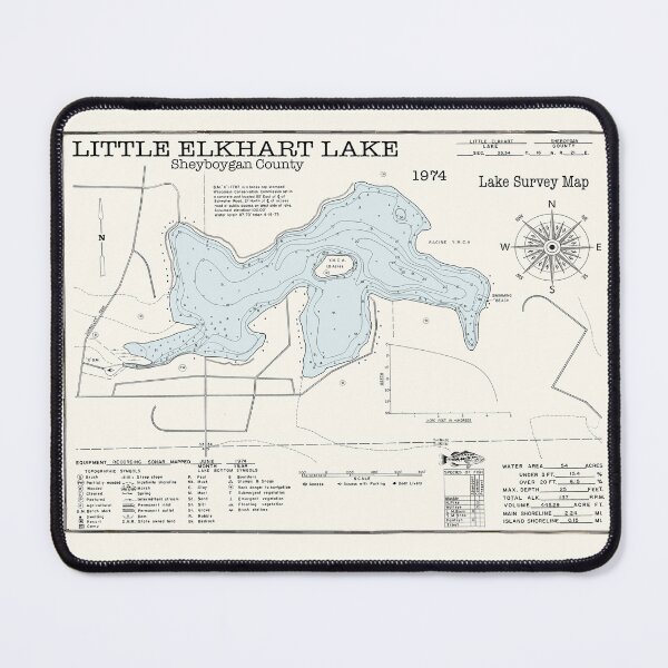 Item preview, Little Elkhart Lake WI Sheboygan County designed and sold by Jean Plout.