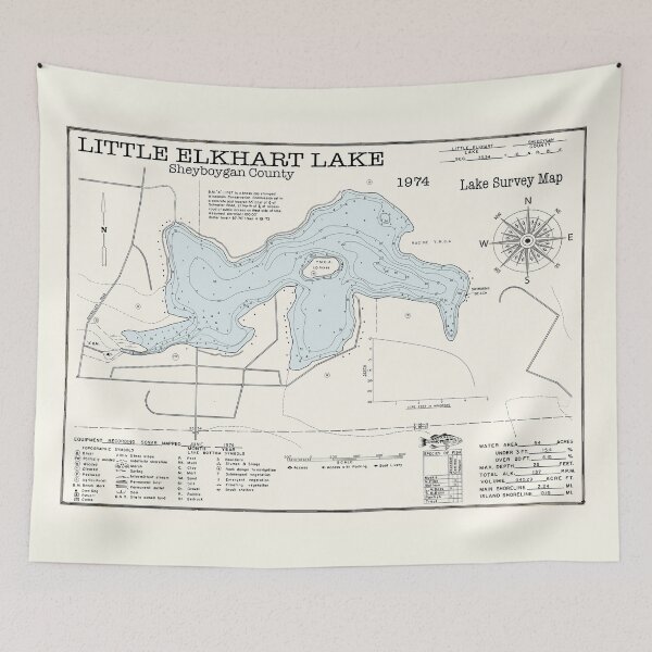 Item preview, Little Elkhart Lake WI Sheboygan County designed and sold by Jean Plout.
