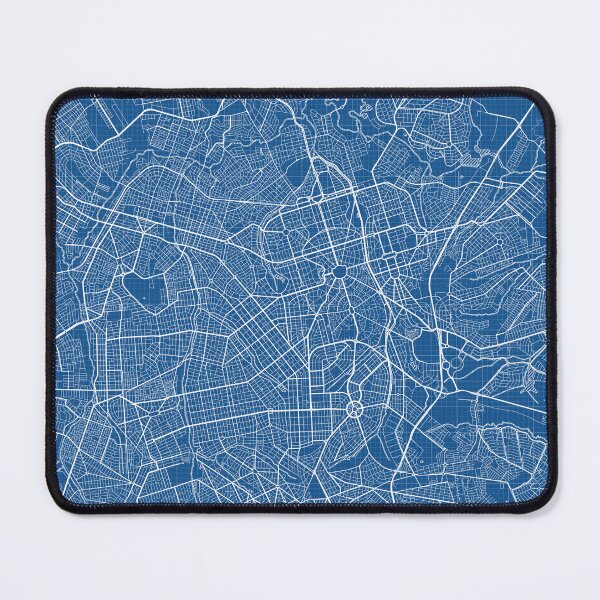 Item preview, Goiania City Map of Goias, Brazil - Blueprint designed and sold by deMAP.