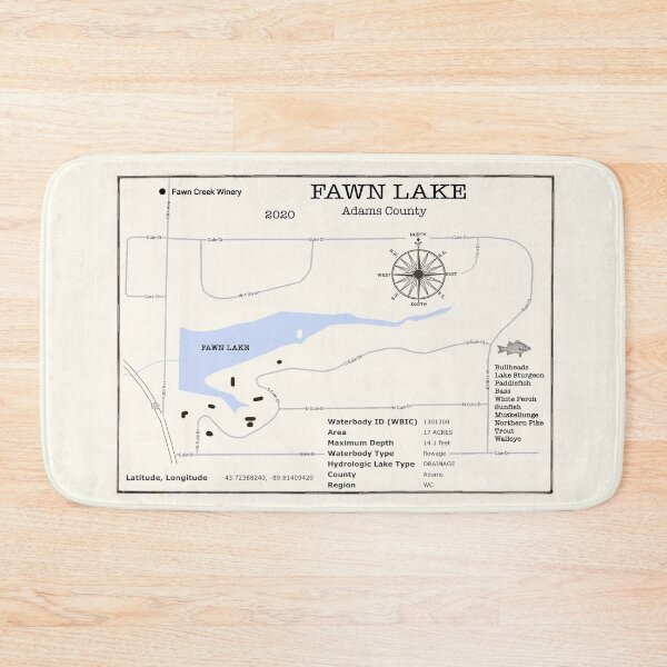 Item preview, Fawn Lake WI Adams County designed and sold by Jean Plout.