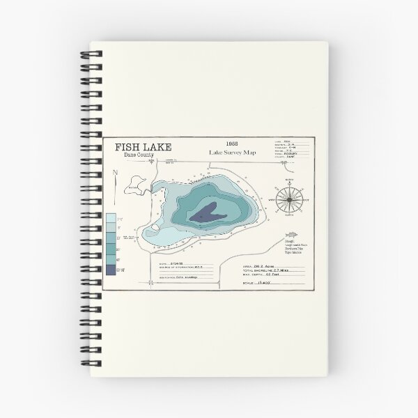 Item preview, Fish Lake WI Dane County designed and sold by Jean Plout.