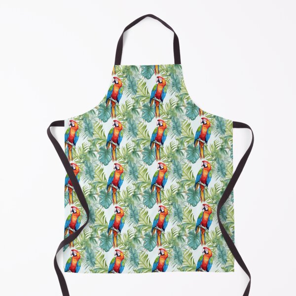 Item preview, Sun-kissed Serenade: Cute Macaw in Summer Art Print designed and sold by qoodesignstudio.