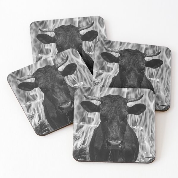 Item preview, bull in flames designed and sold by IgorKovalenko.
