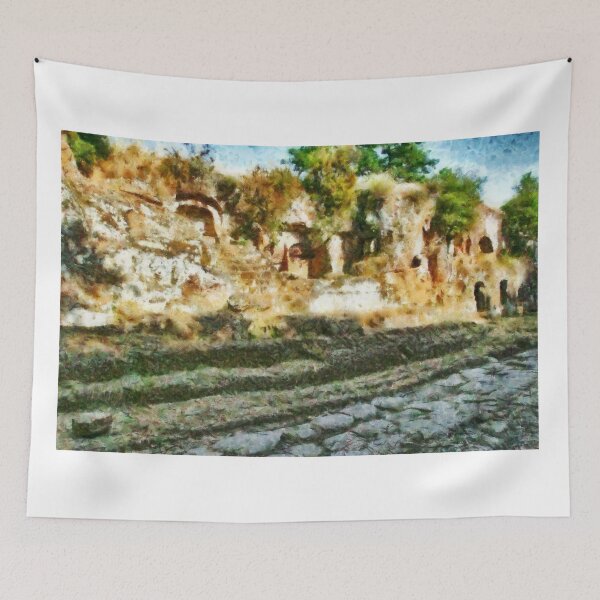 Item preview, Roman Road Amerina with rock tombs designed and sold by Giuseppe Cocco.