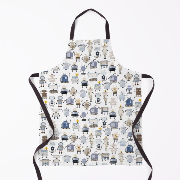 Item preview, robots seamless pattern designed and sold by the-myro.
