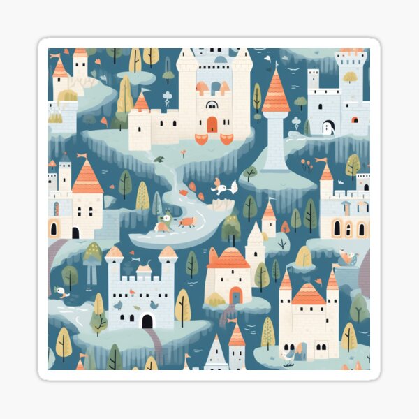Item preview, Journey to the Whimsical Castle designed and sold by Moonlit-Forest.