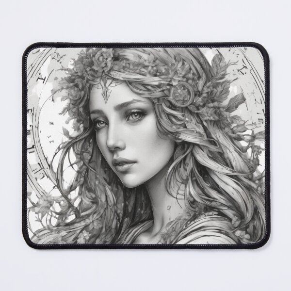 Item preview, Virgo Zodiac Sign Digital Art Design designed and sold by PuffM.