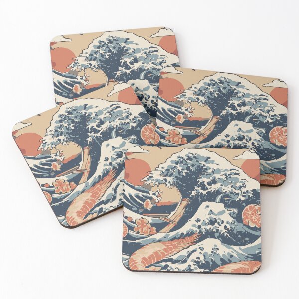 Item preview, Ukiyo- e Sushi Illustration designed and sold by PuffM.