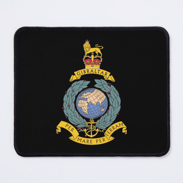 Item preview, Royal Marines Commando Gibraltar Emblem designed and sold by AJ Liber.