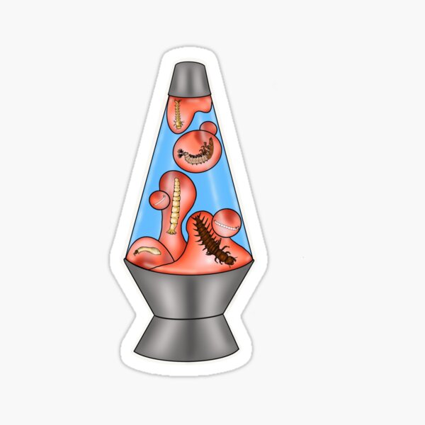 Larva Lamp Sticker