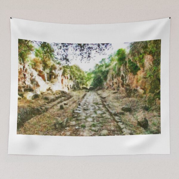 Item preview, Roman Road Amerina with rock tombs designed and sold by Giuseppe Cocco.