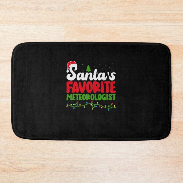 Item preview, Santa's Favorite Meteorologist Weatherman designed and sold by ArtMeetsPizza.